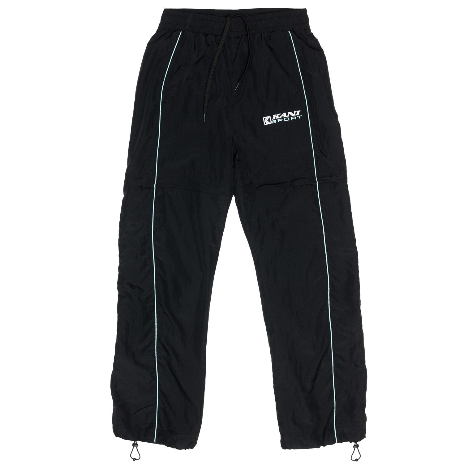 Karl Kani Og Sport Adjustable Trackpants Black Light Blue - Pánské - Kalhoty Karl Kani - Černé - 60030050 - Velikost: 2XL