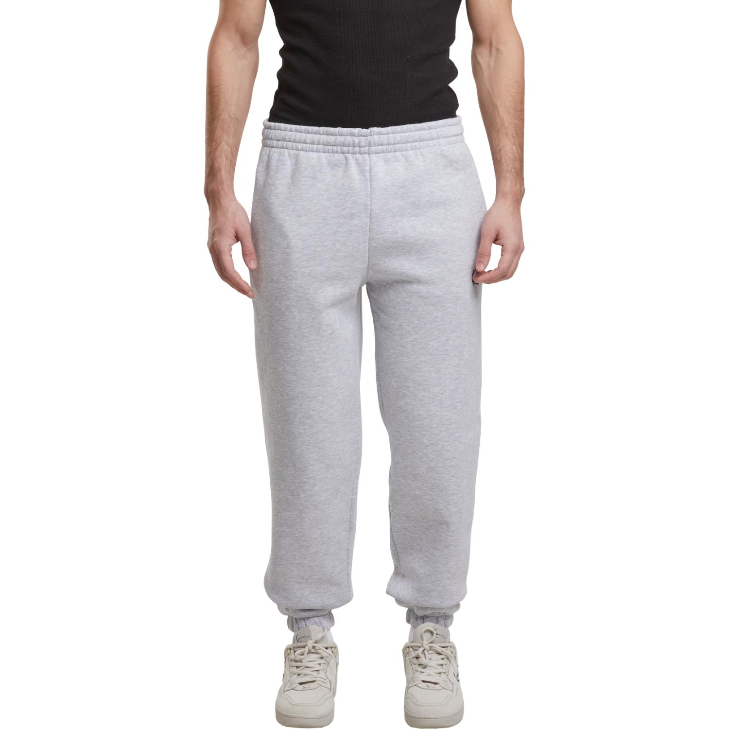 Karl Kani Small Signature Essential Baggy Sweatpants Grey - Pánské - Kalhoty Karl Kani - Šedé - 60060036 - Velikost: L