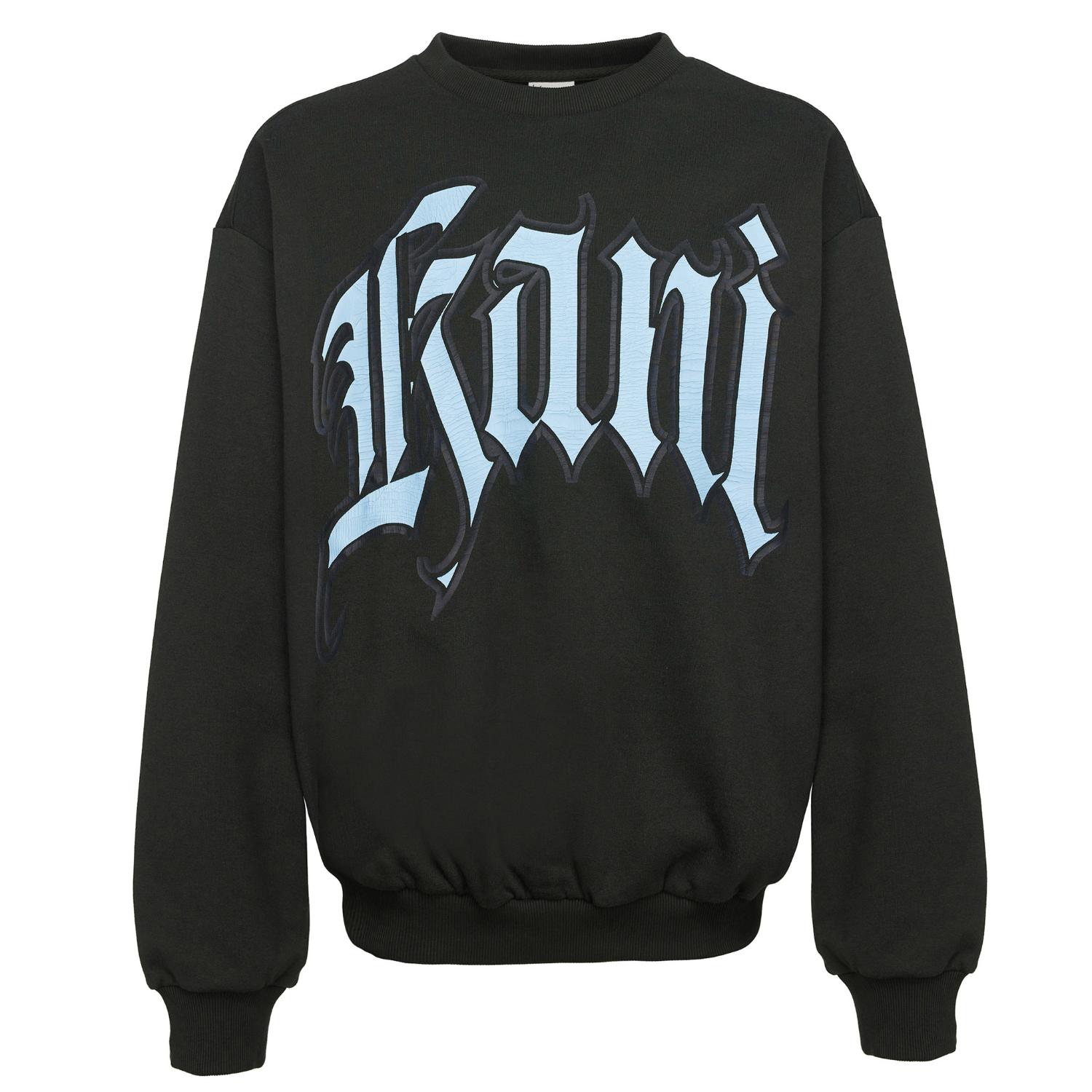 Karl Kani Inside Out Crewneck Dark Grey/ Light Blue - Pánské - Mikina Karl Kani - Šedé - 60200014 - Velikost: 2XL