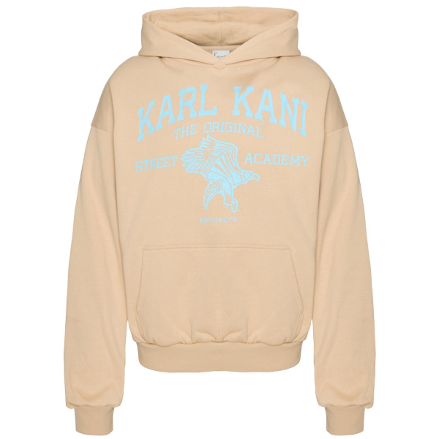 Karl Kani Street Academy OS Hoodie Sand - Pánské - Mikina Karl Kani - Bílé - 60210104 - Velikost: M