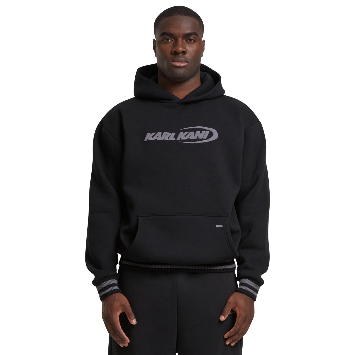 Karl Kani Ellipse Hoodie Black - Pánské - Mikina Karl Kani - Černé - 60210341 - Velikost: S