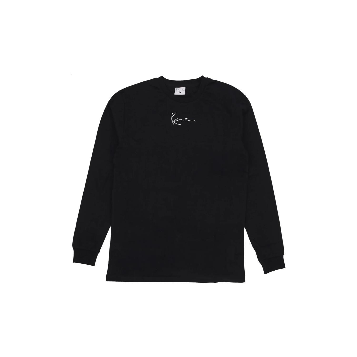 Karl Kani Small Signature Long-Sleevee Tee Black - Pánské - Triko Karl Kani - Černé - 6024463 - Velikost: 2XL