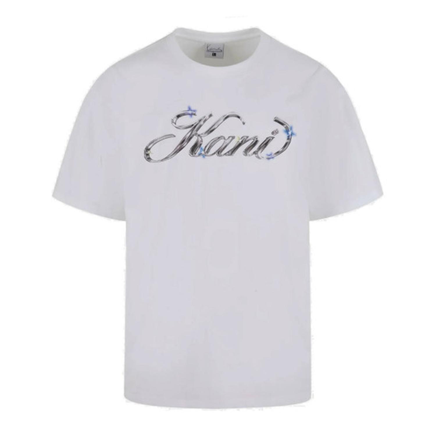 Karl Kani Kani Icy Chrome Tee White - Pánské - Triko Karl Kani - Bílé - 60300185 - Velikost: 2XL