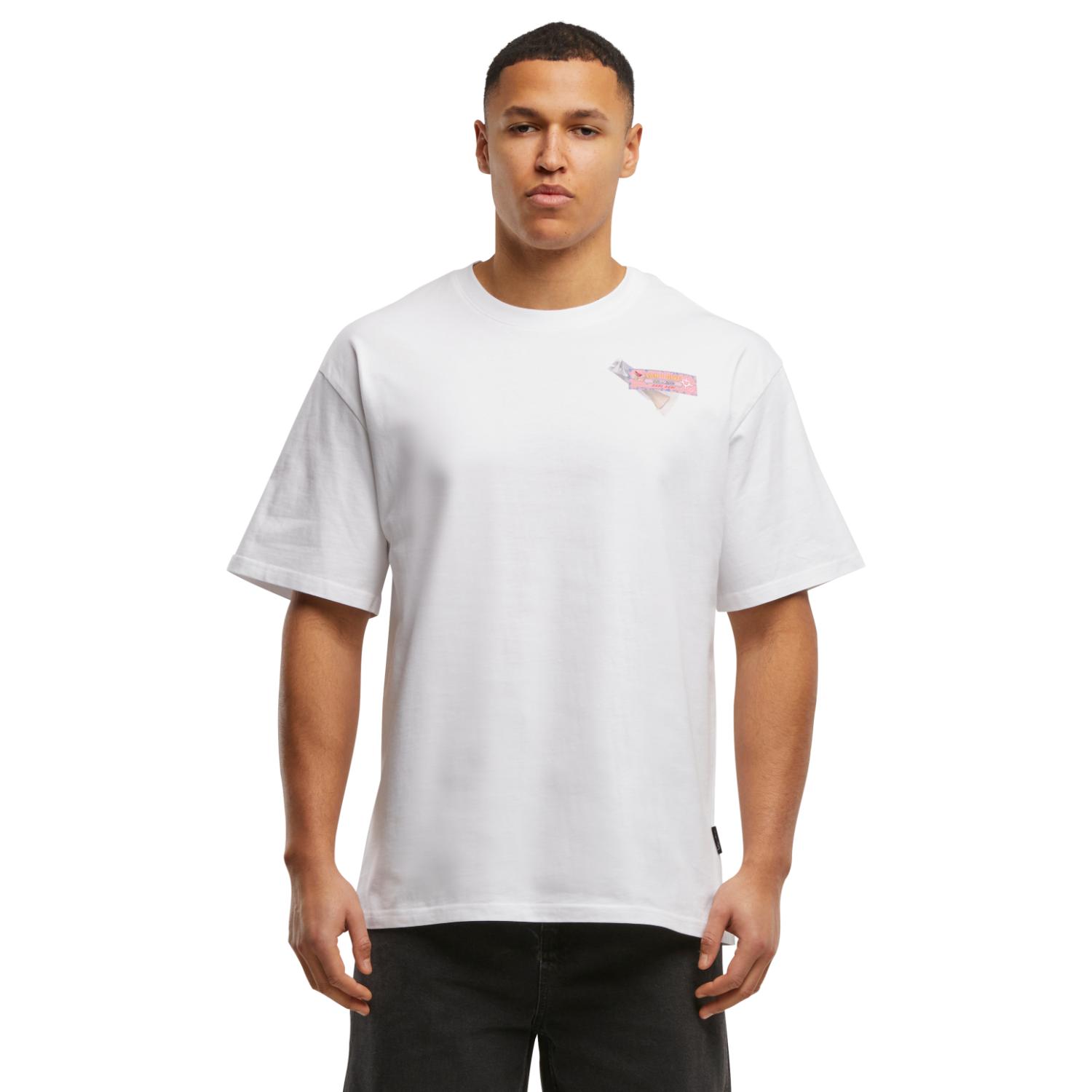 Karl Kani Bubblegum Tee - Pánské - Triko Karl Kani - Bílé - 60300381 - Velikost: M