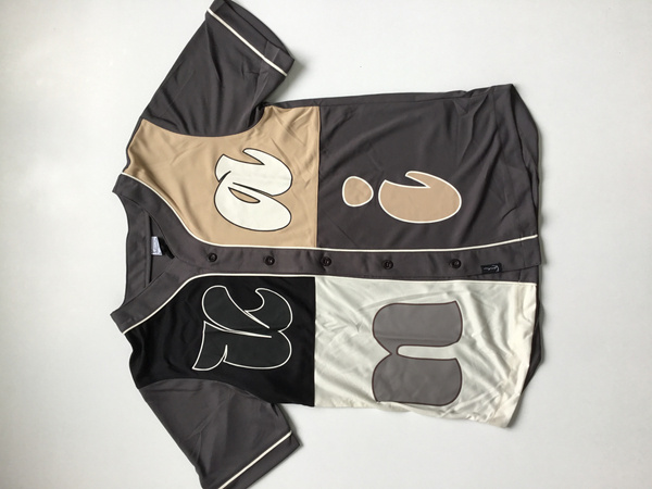 Levně Karl Kani Woven Signature Block Baseball Shirt anthracite/multicolo - Pánské - Triko Karl Kani - Vícebarevné - 6033465