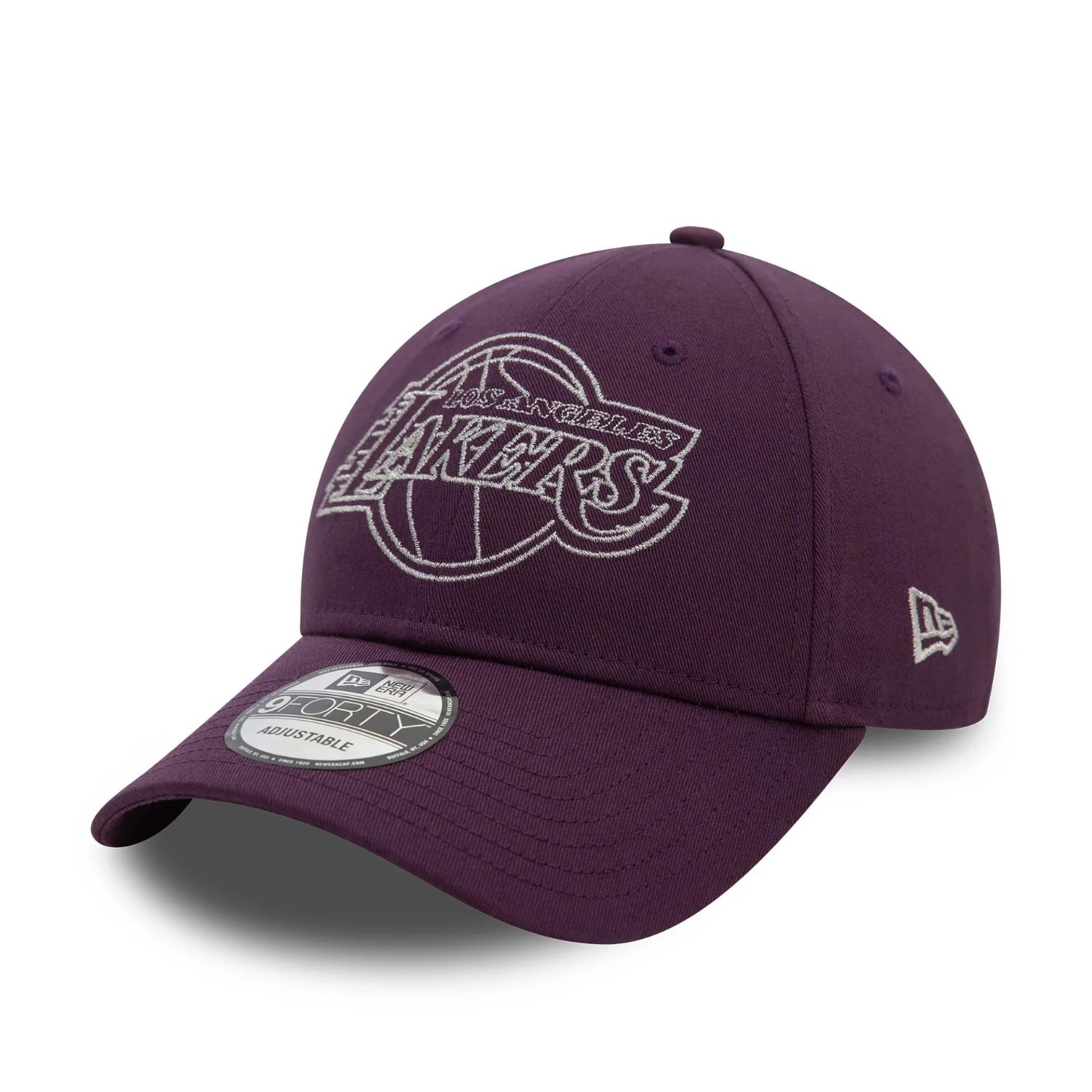 New Era 940 NBA Metallic Outline 9forty Los Angeles Lakers - Unisex - Kšiltovka New Era - Fialové - 60580800 - Velikost: UNI
