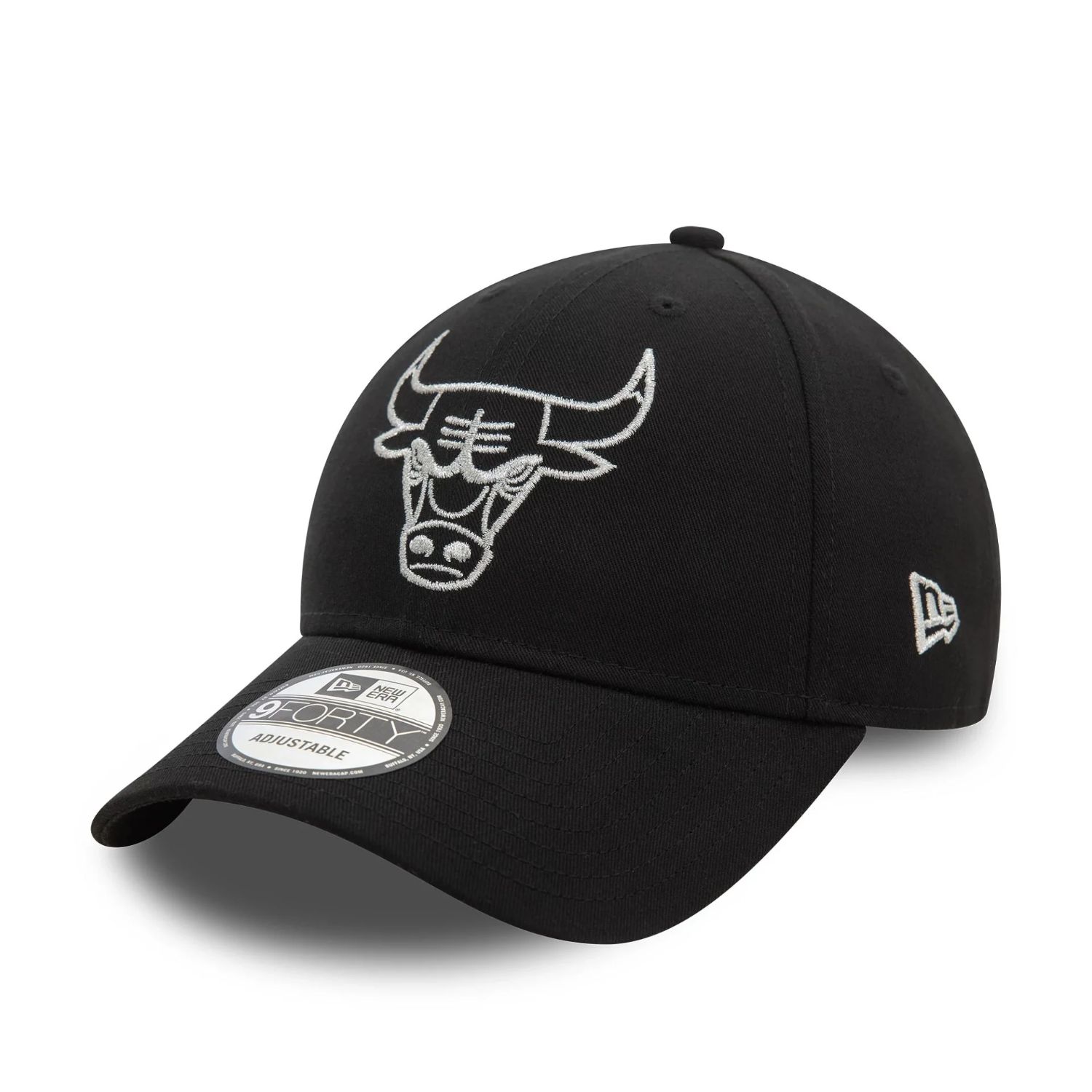 New Era 940 NBA Metallic Outline 9forty Chicago Bulls - Unisex - Kšiltovka New Era - Černé - 60580801 - Velikost: UNI