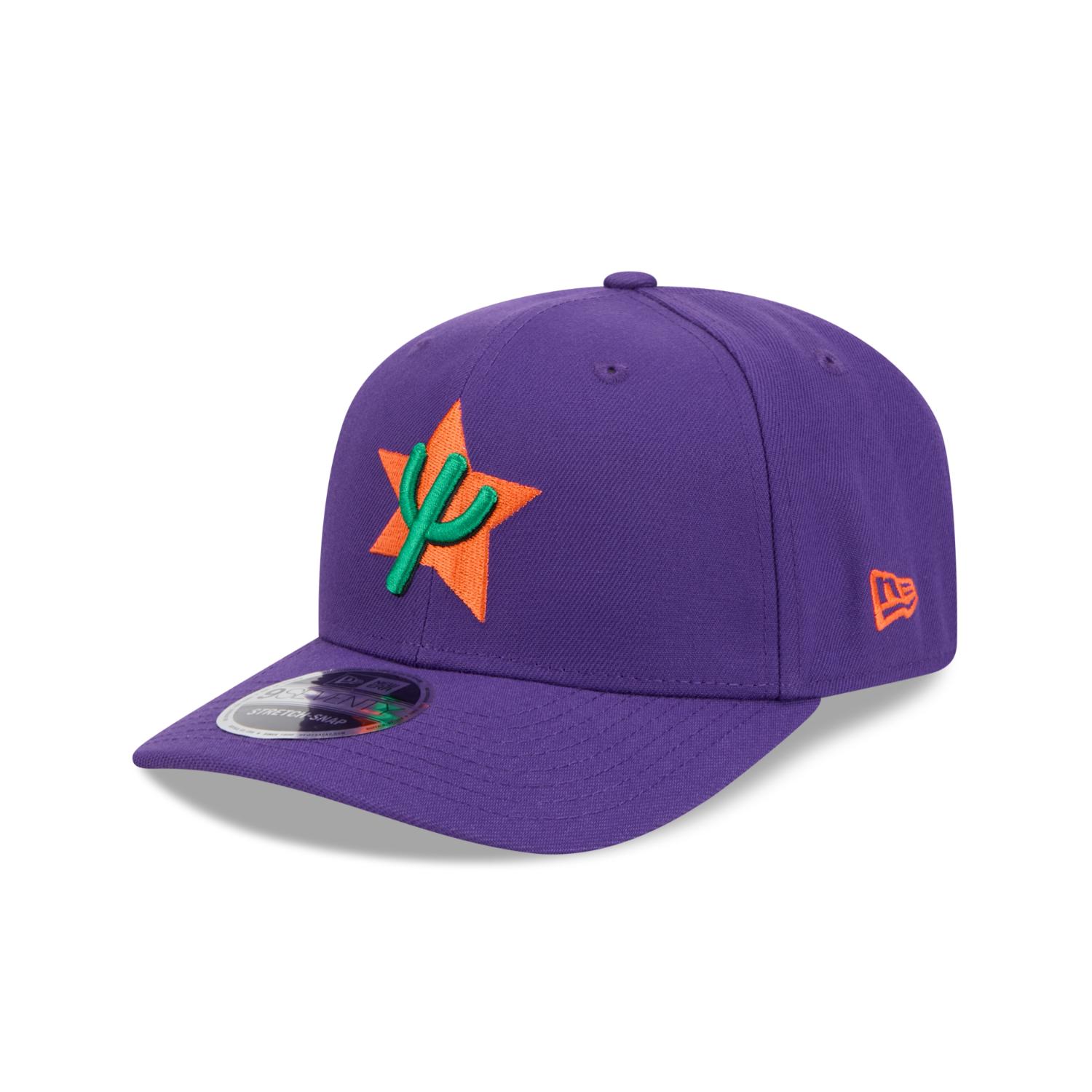 NEW ERA 970 Stretch NBA 24 Alt Phoenix Suns - Unisex - Kšiltovka New Era - Fialové - 60590359 - Velikost: UNI