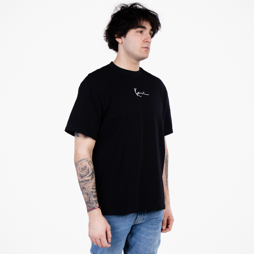Levně Karl Kani Signature Tee Black - Pánské - Triko Karl Kani - Černé - 6060584