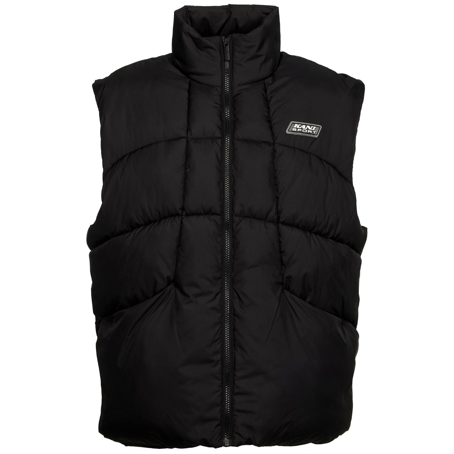 Karl Kani Sport Patch Arctic Puffer Vest Black - Pánské - Bunda Karl Kani - Černé - 60720006 - Velikost: 2XL