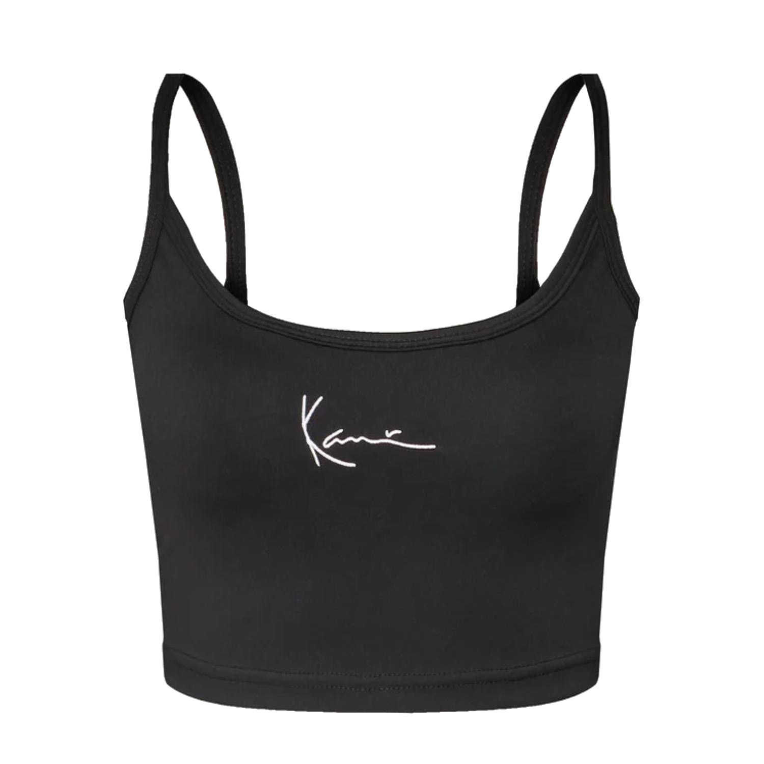 Karl Kani Small Signature Essential Wmns Crop Top - Dámské - Triko Karl Kani - Černé - 6131297 - Velikost: XS