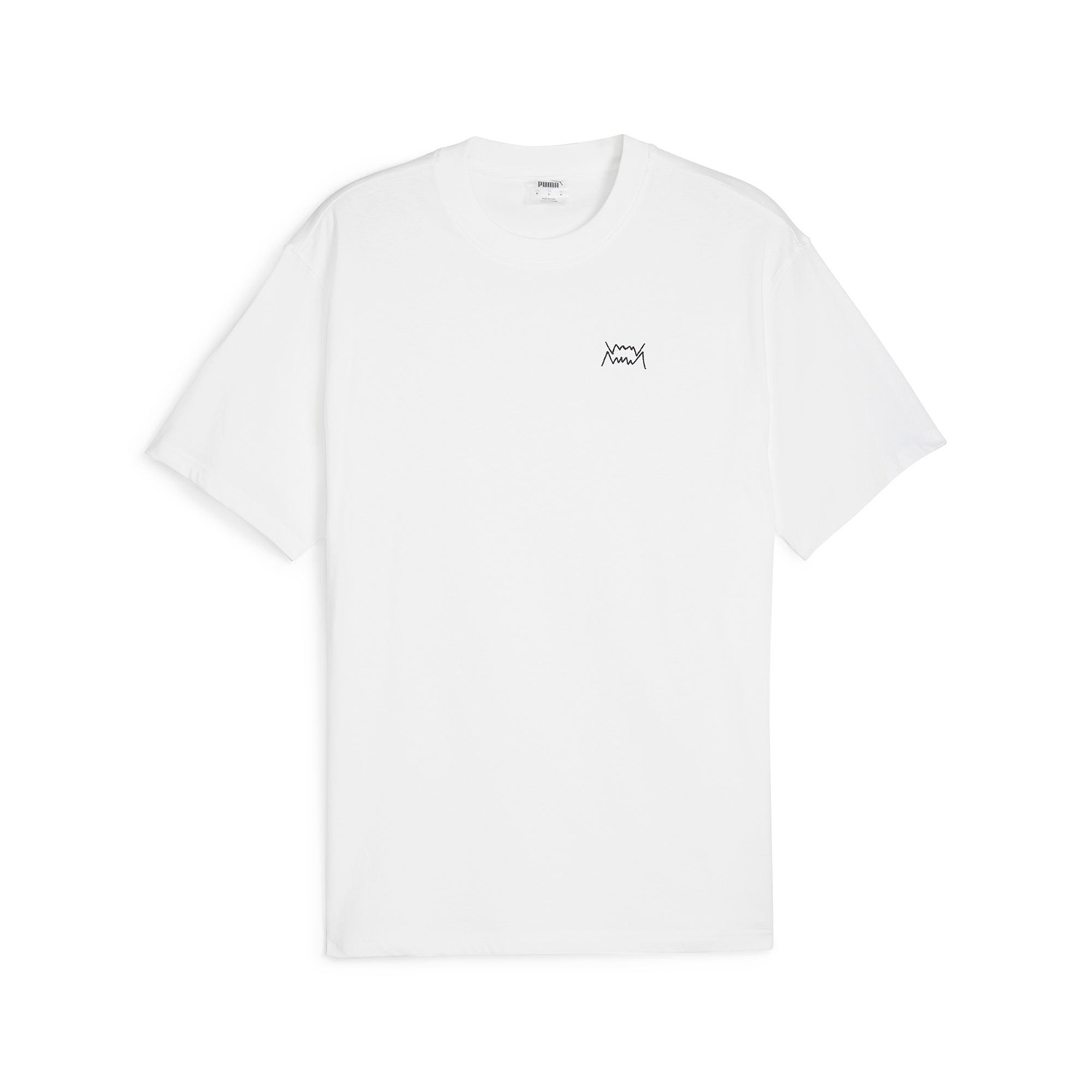 Puma Jaws EMB Core Tee White - Pánské - Triko Puma - Bílé - 624772-02