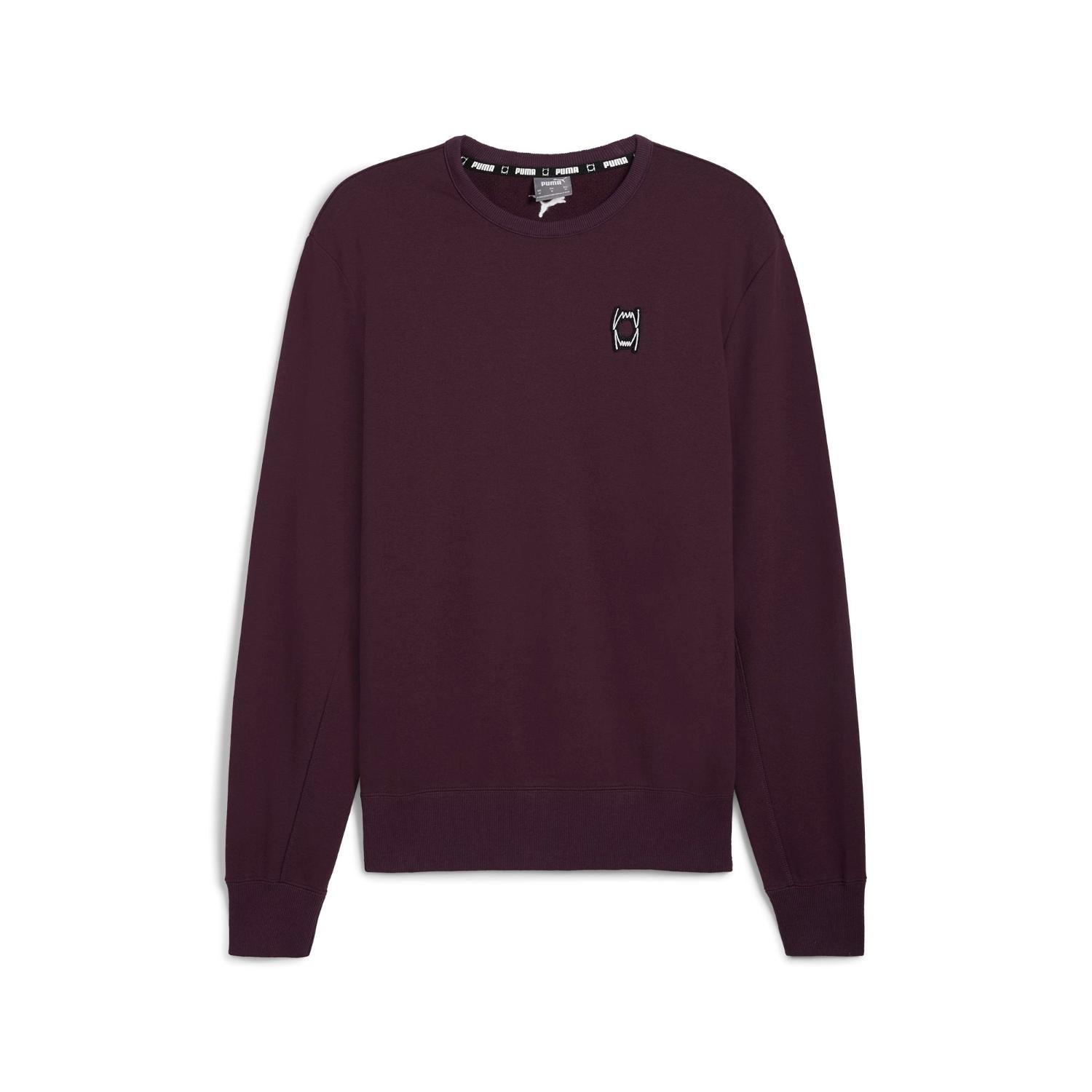 Puma Pivot Basketball Crewneck Midnight Plum - Pánské - Mikina Puma - Fialové - 624782-06 - Velikost: 2XL