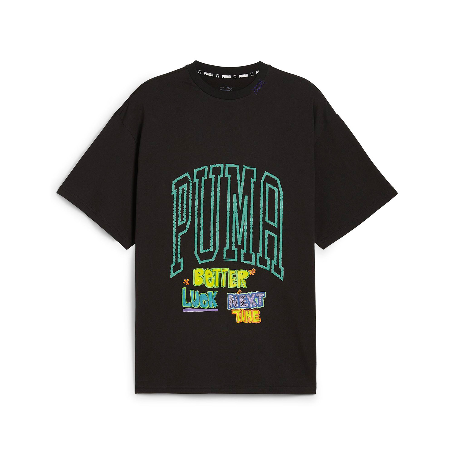 Levně Puma Getting Crafty Gender Neutral Tee Black - Pánské - Triko Puma - Černé - 627145-01