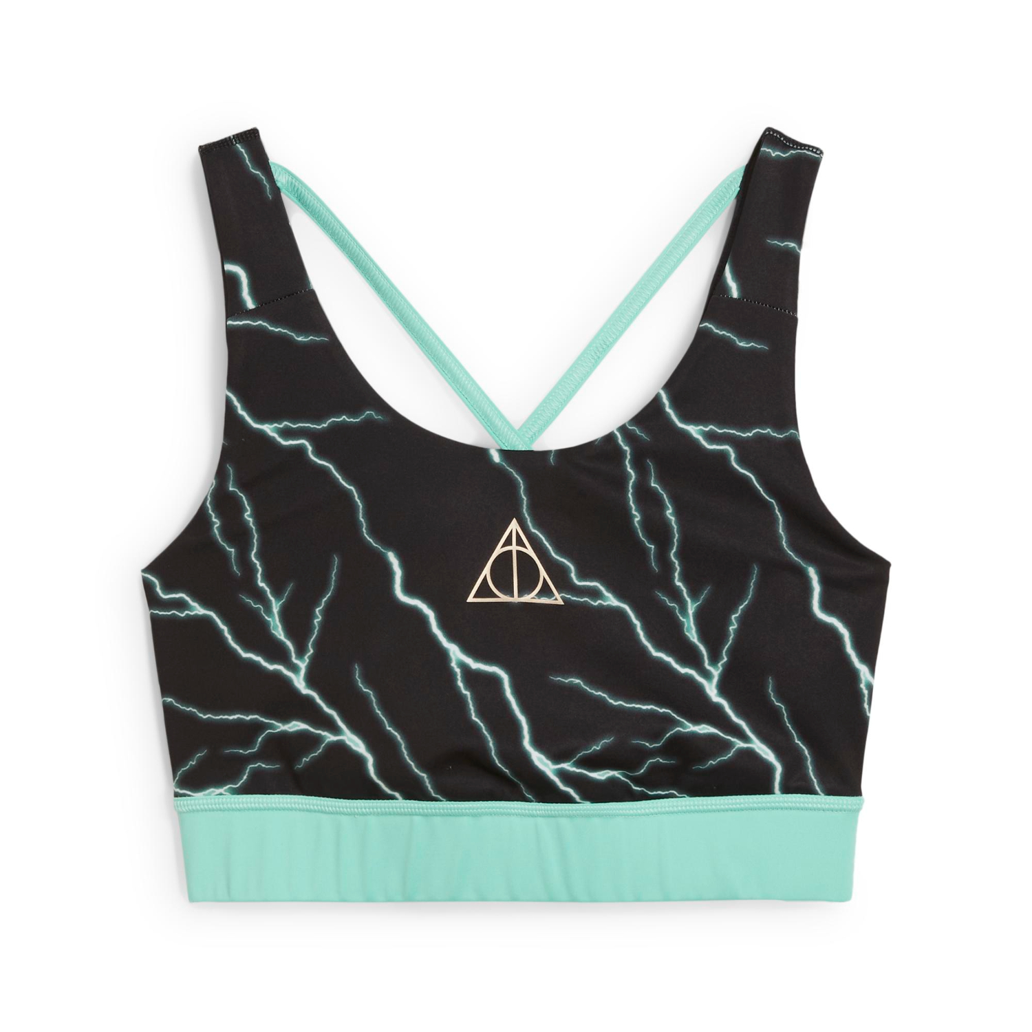 Levně Puma Hoops x Harry Potter Sports Bra - Dámské - Sportovní podprsenka Puma - Černé - 627814-01
