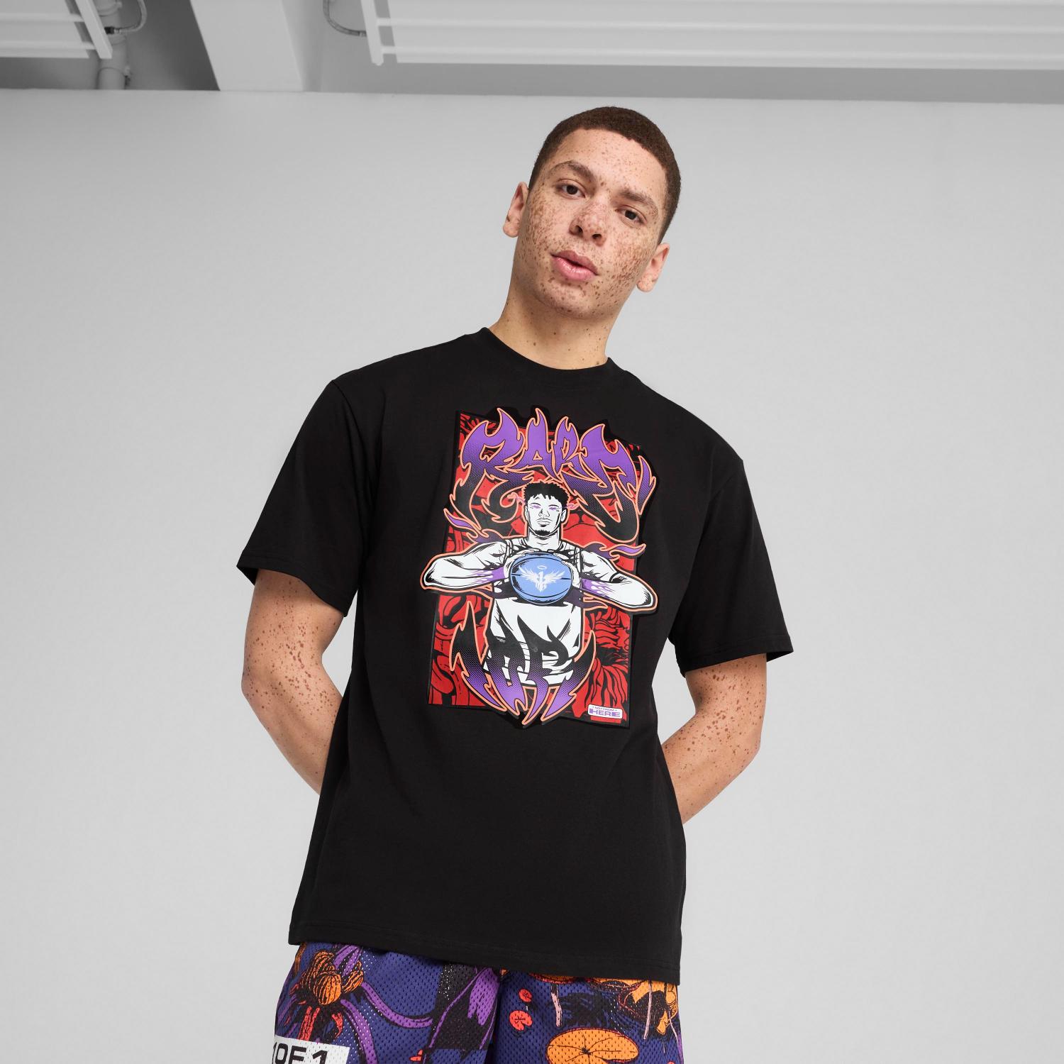 Puma x LaMelo Phoenix Tee I  Black - Pánské - Triko Puma - Černé - 630685-01 - Velikost: 2XL