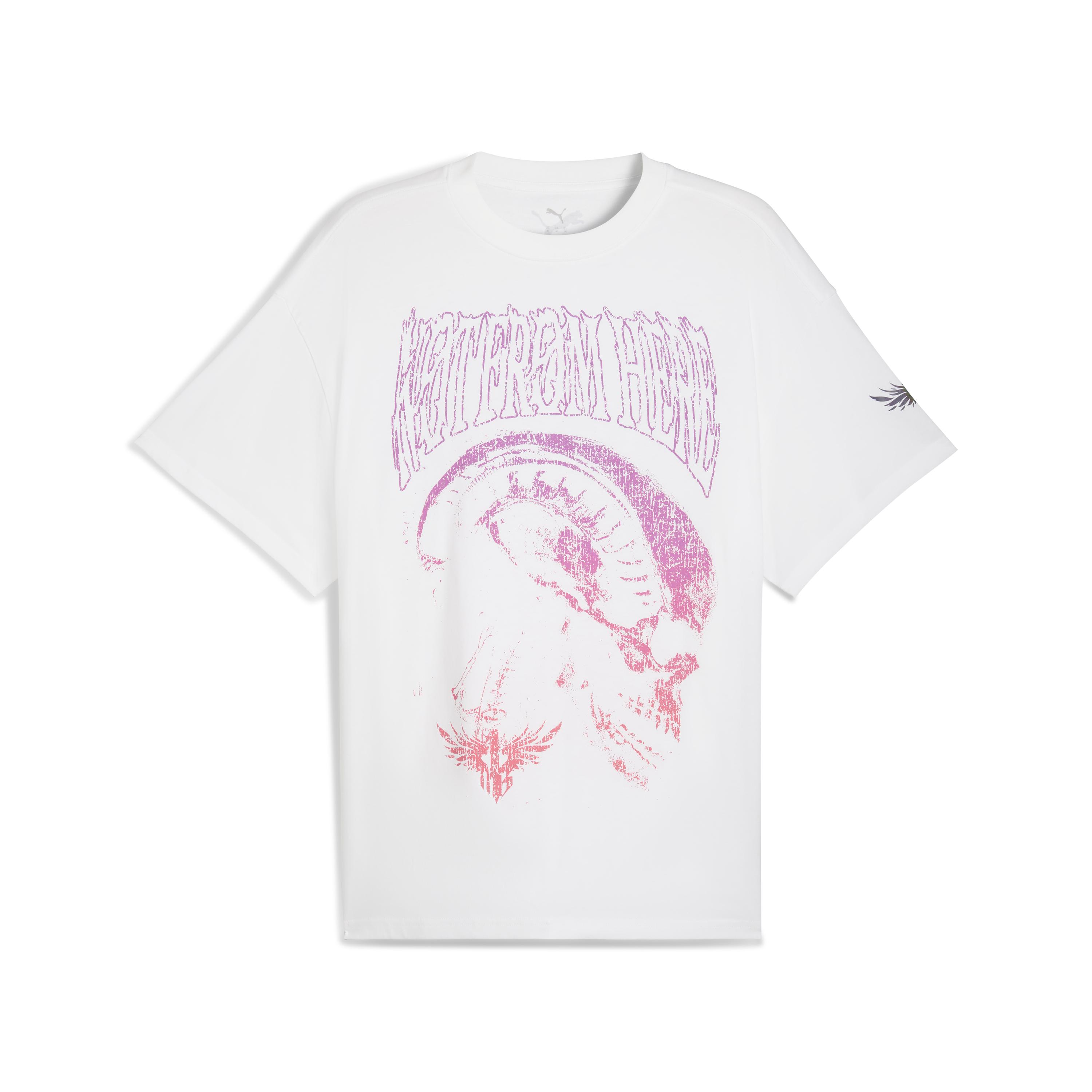 Puma LaMelo Ball World Tour-nament Tee - Pánské - Triko Puma - Bílé - 632372-01 - Velikost: 2XL