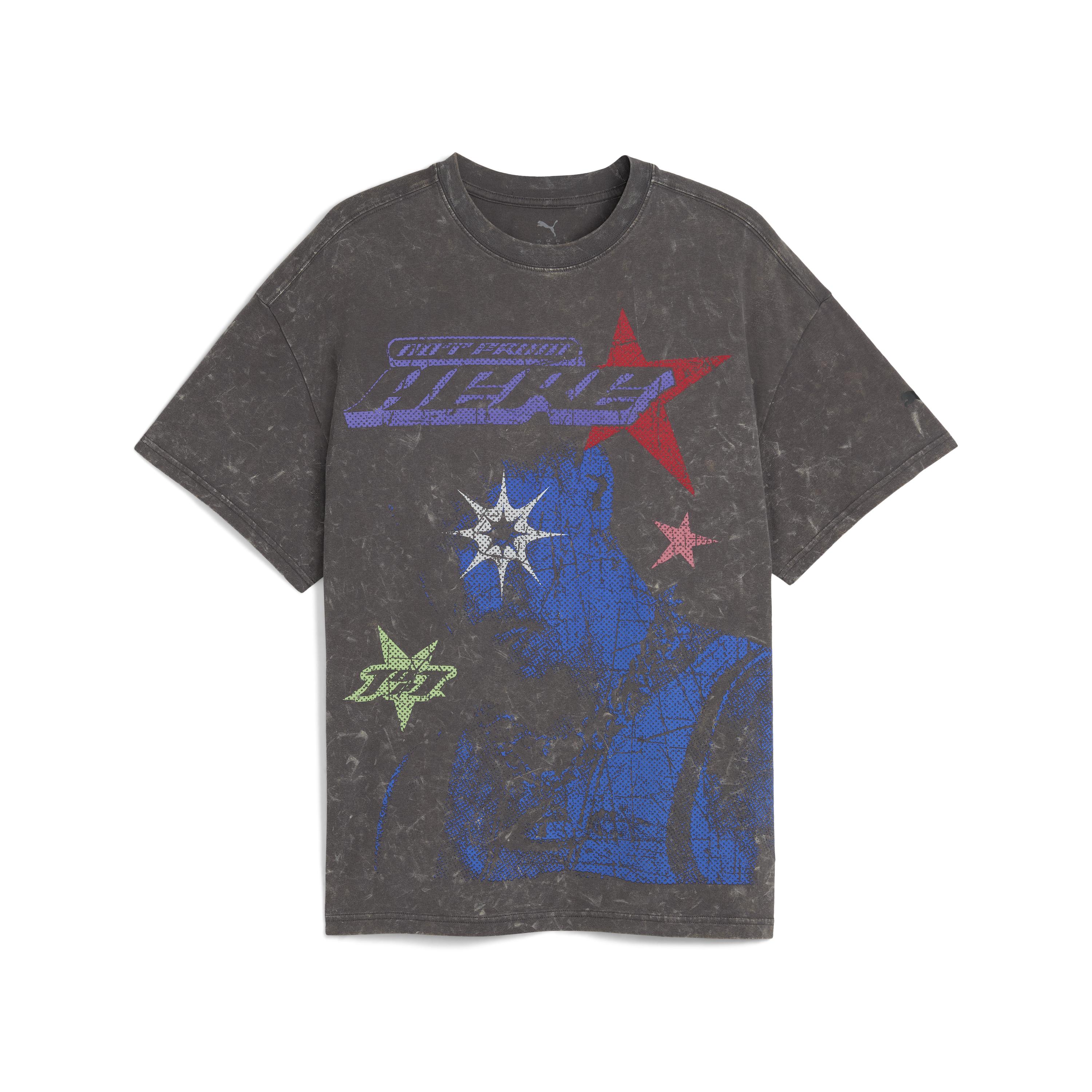 Levně Puma LaMelo Ball Star Vision Graphic Tee - Pánské - Triko Puma - Šedé - 632438-01