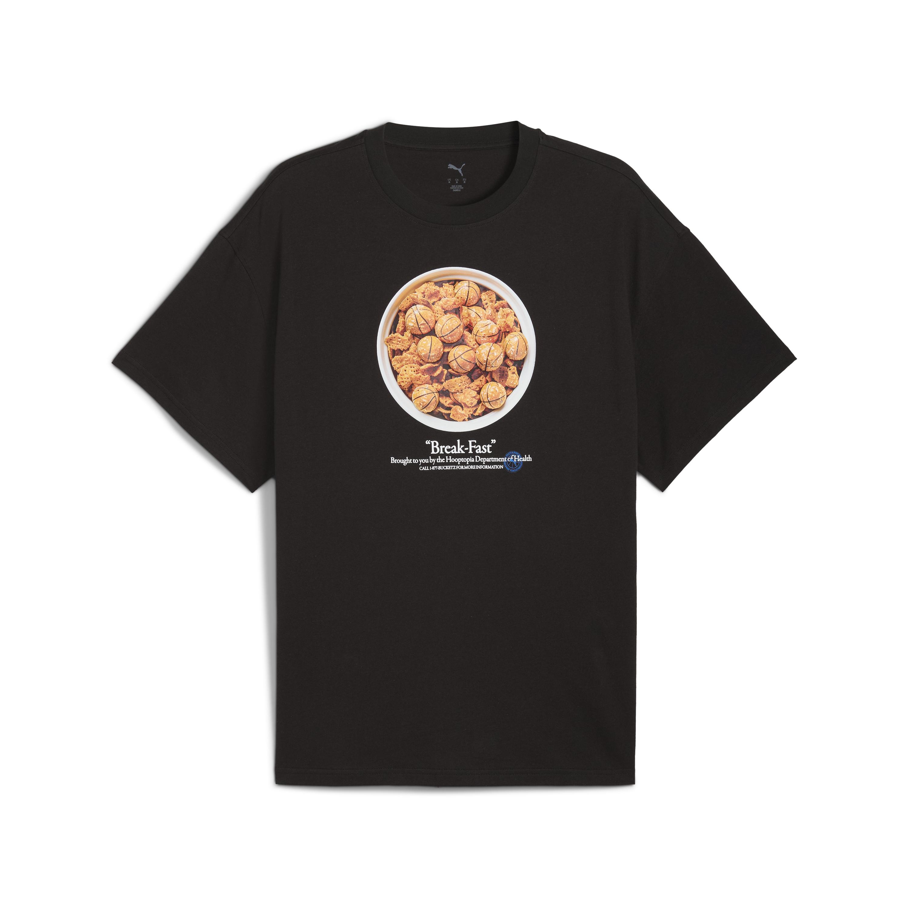 Puma Hooptopia Break Fast Tee - Pánské - Triko Puma - Černé - 632881-01 - Velikost: 2XL