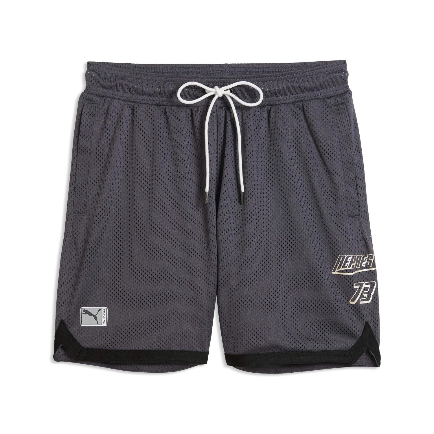 Puma X Represent Short II - Pánské - Kraťasy Puma - Šedé - 635802-01 - Velikost: 3XL