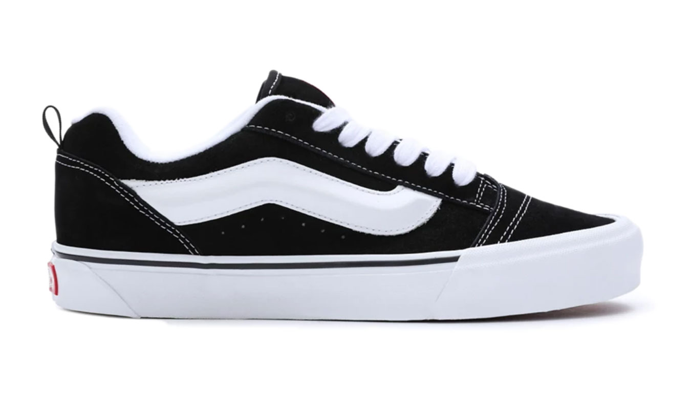 Vans Knu Skool - Unisex - Tenisky Vans - Černé - VN0009Q6CBT - Velikost: 44.5