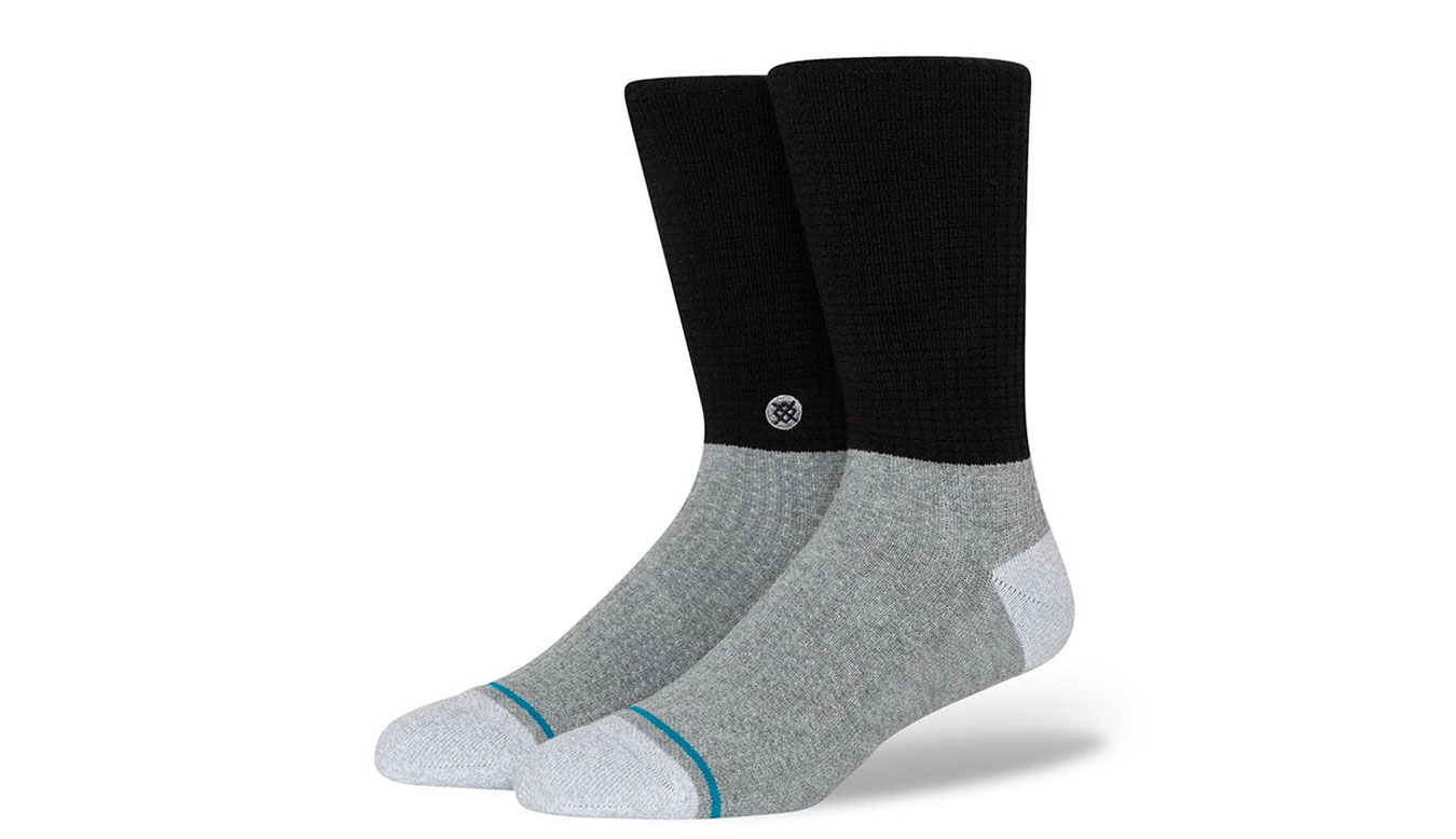 Levně Stance Head Block Crew Sock - Unisex - Ponožky Stance - Šedé - A556D23HEA-GRY