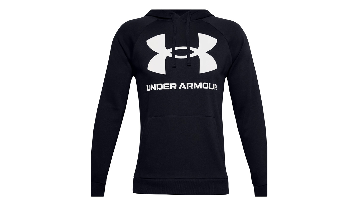 Under Armour Rival Fleece Big Logo - Pánské - Mikina Under Armour - Černé - 1357093-001 - Velikost: L