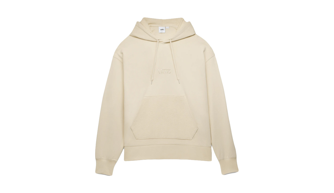 Levně Vans Premium Oversized Pullover Logo Hoodie - Pánské - Mikina Vans - Hnědé - VN000GVSCHW