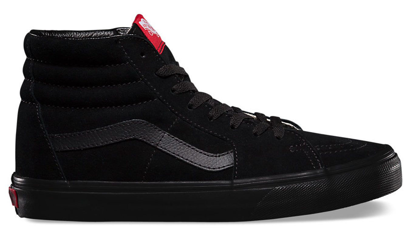 Vans SK8-Hi Black Black - Dětské - Tenisky Vans - Černé - VN000D5IBKA - Velikost: 36.5
