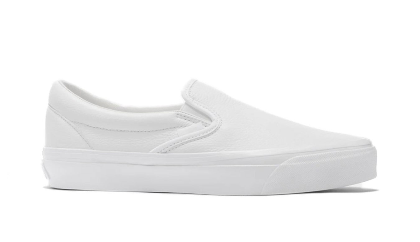 Vans Slip-On Reissue 98 LX White/White - Pánské - Tenisky Vans - Bílé - VN000CSEWWW - Velikost: 46