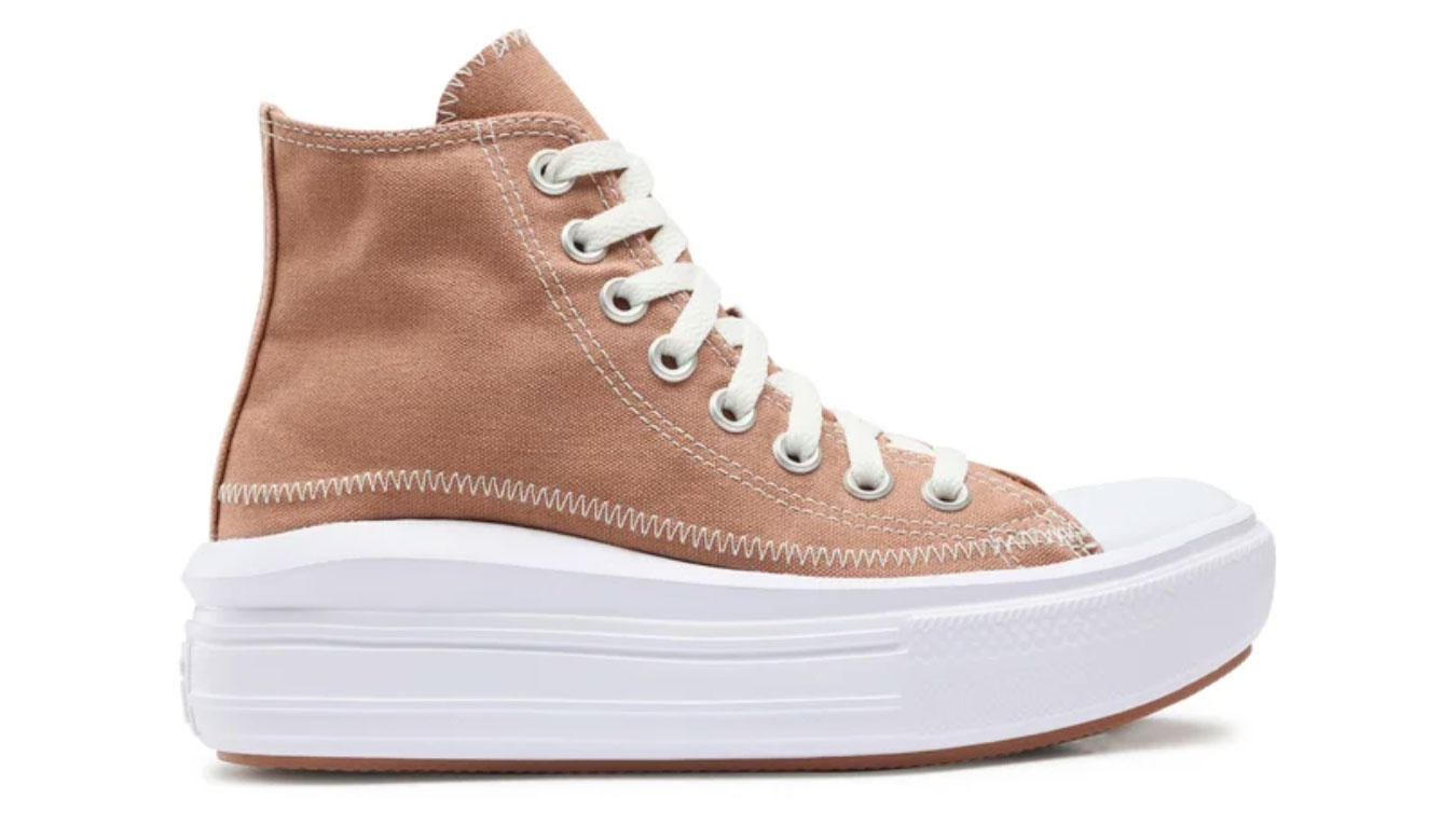 Levně Converse Chuck Taylor All Star Move - Dámské - Tenisky Converse - Hnědé - A04672C