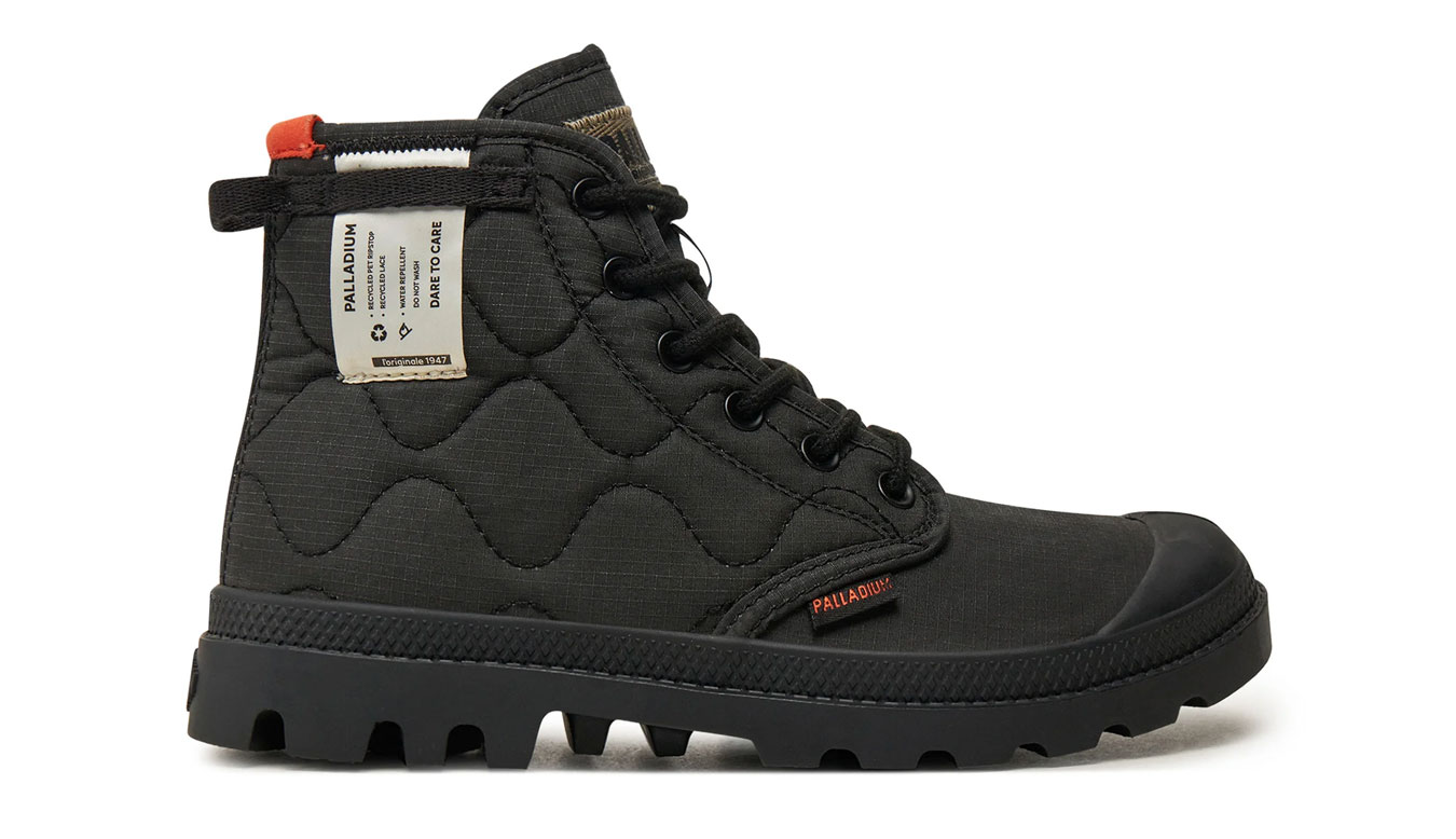 Palladium Pampa Re-Quilted Black - Pánské - Tenisky Palladium - Černé - 74386-008-M - Velikost: 38