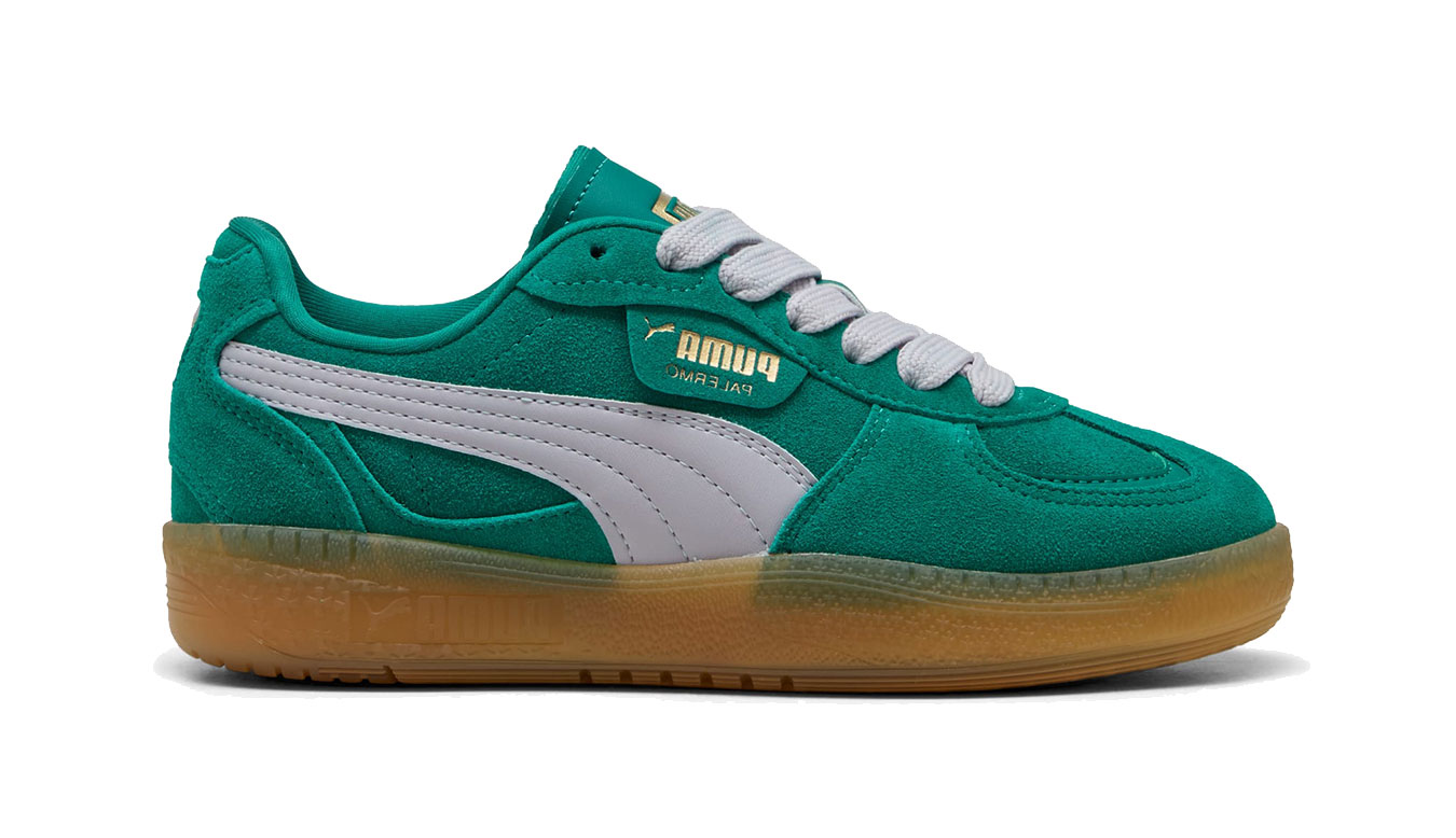 Puma Palermo Moda Xtra Gum W - Dámské - Tenisky Puma - Zelené - 400323-10 - Velikost: 37