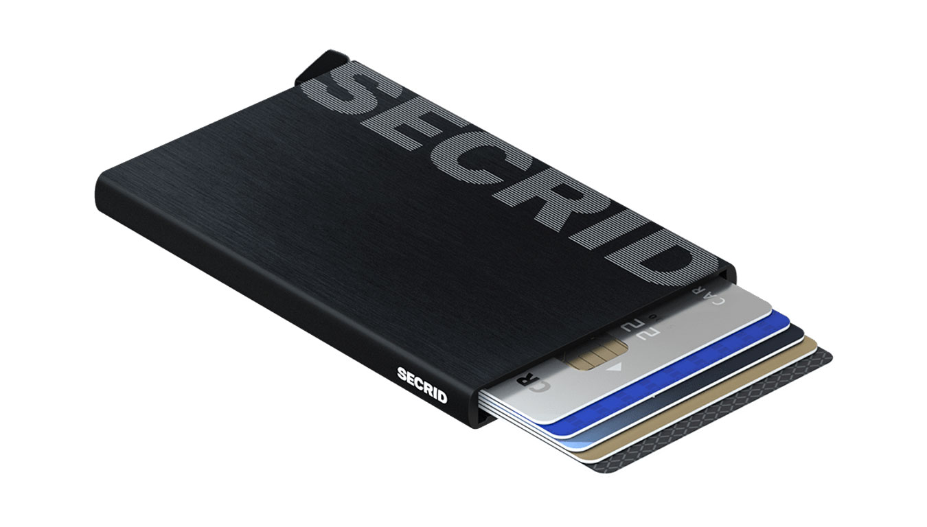 Secrid Cardprotector Laser Logo Black - Unisex - Doplněk Secrid - Černé - CLa-Logo-black - Velikost: UNI