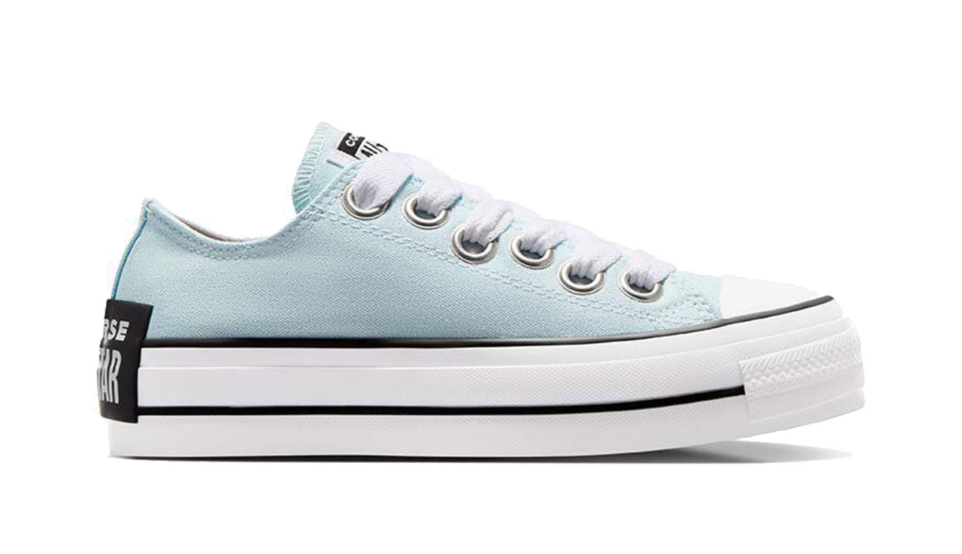 Converse Chuck Taylor All Star Lift Platform Sketch Low Top - Dámské - Tenisky Converse - Modré - A10426C - Velikost: 39.5