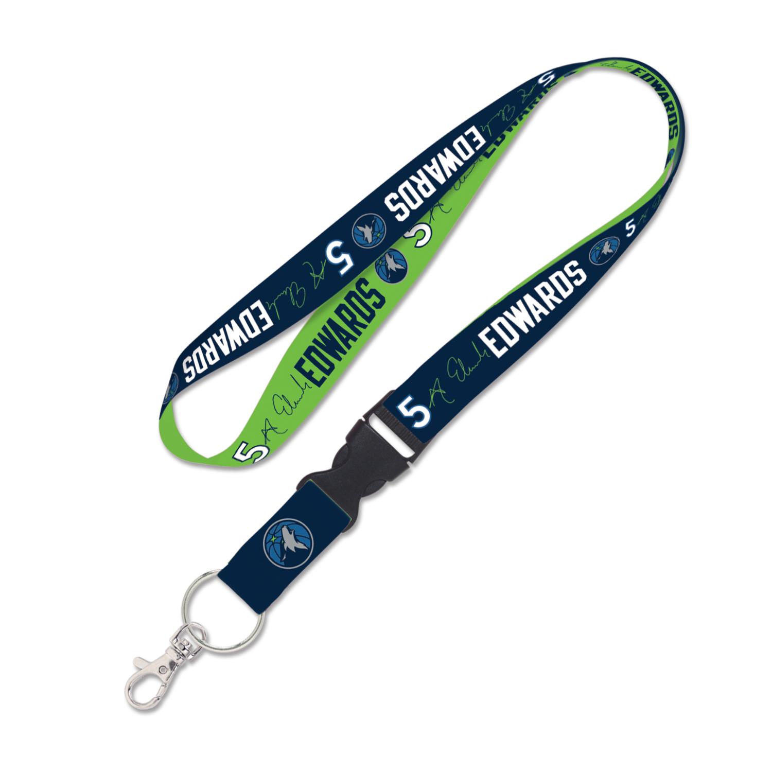 Levně WinCraft NBA Anthony Edwards Minnesota Timberwolves Lanyard - Unisex - Klíčenka WinCraft - Modré - 73337323