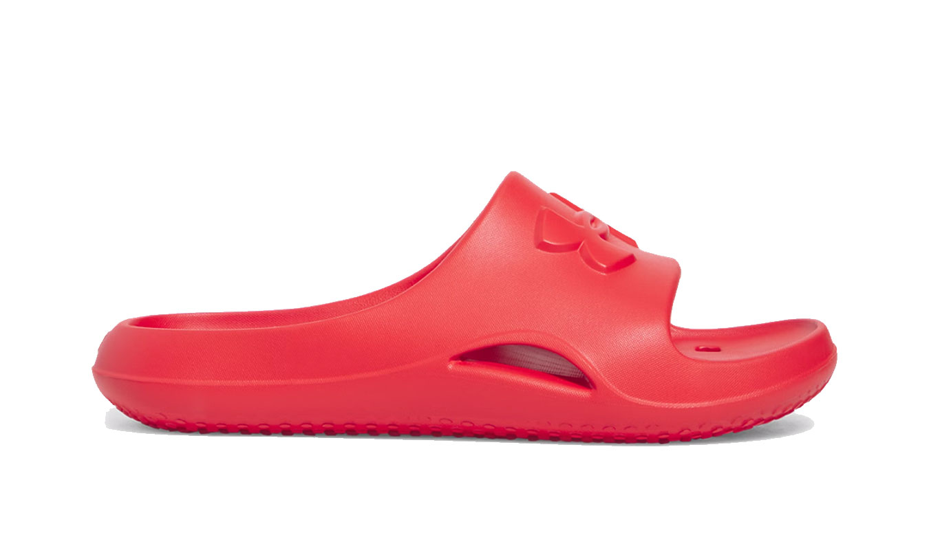 Levně Under Armour UA M Locker V Slide - Pánské - Sandály Under Armour - Červené - 3028094-600