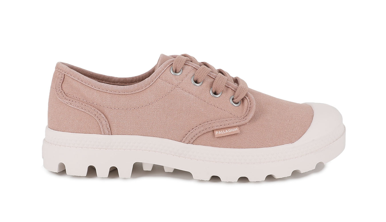 Levně Palladium Pampa Oxford 4.5 - Dámské - Tenisky Palladium - Růžové - 92351-832-M