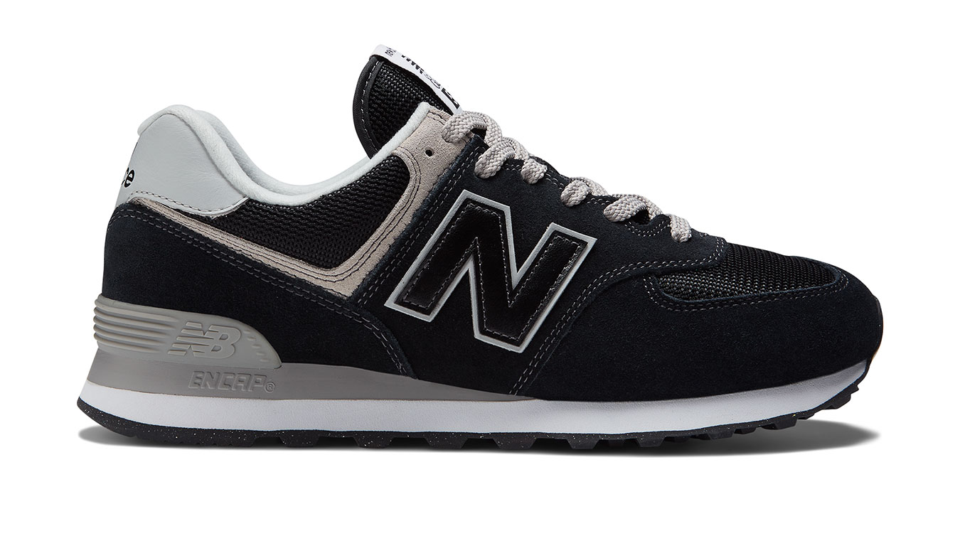 Levně New Balance ML574EVB - Pánské - Tenisky New Balance - Černé - ML574EVB
