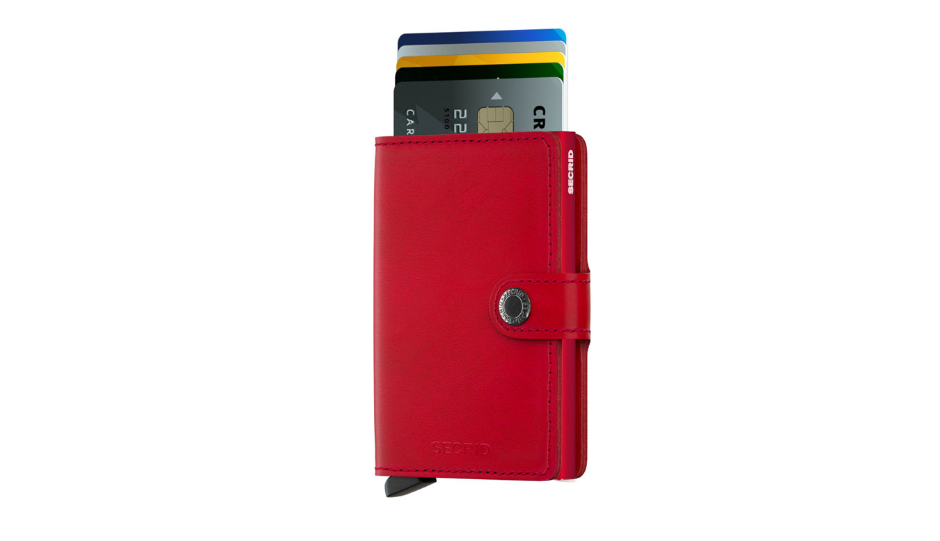 Levně Secrid Miniwallet Original Red-Red - Unisex - Doplněk Secrid - Červené - M-RED-RED