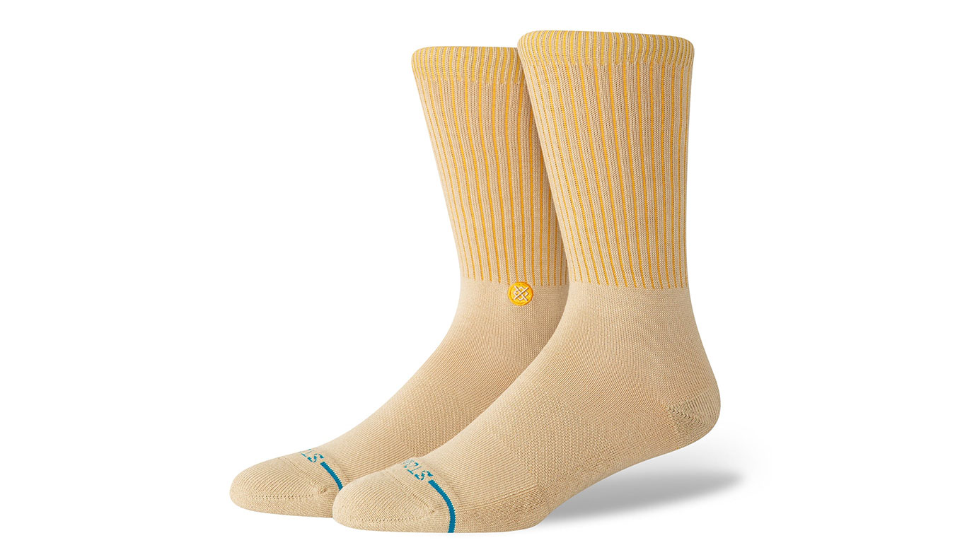 Stance Icon Pop Crew 5,5-8-(M) - Unisex - Ponožky Stance - Hnědé - A556A25ICO-SAN - Velikost: 38