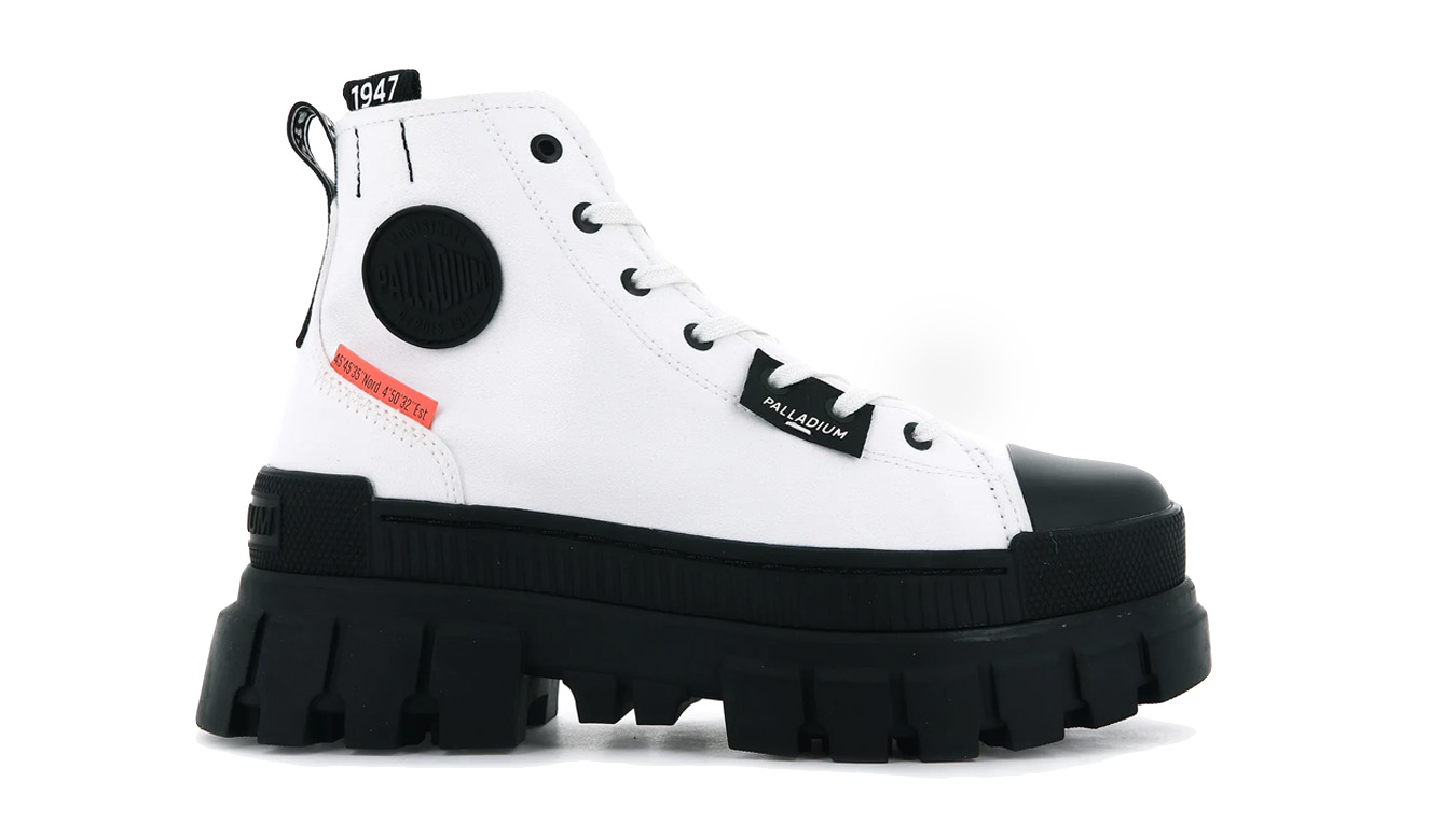 Palladium Revolt HI TX - Dámské - Tenisky Palladium - Bílé - 97242-116-M - Velikost: 39.5