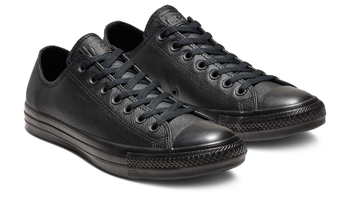 Converse Chuck Taylor All Star Mono Leather Black - Unisex - Tenisky Converse - Černé - 135253C