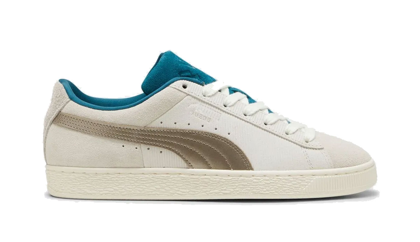 Puma Play Loud Suede Warm White - Dámské - Tenisky Puma - Bílé - 398190-02 - Velikost: 40 1/2