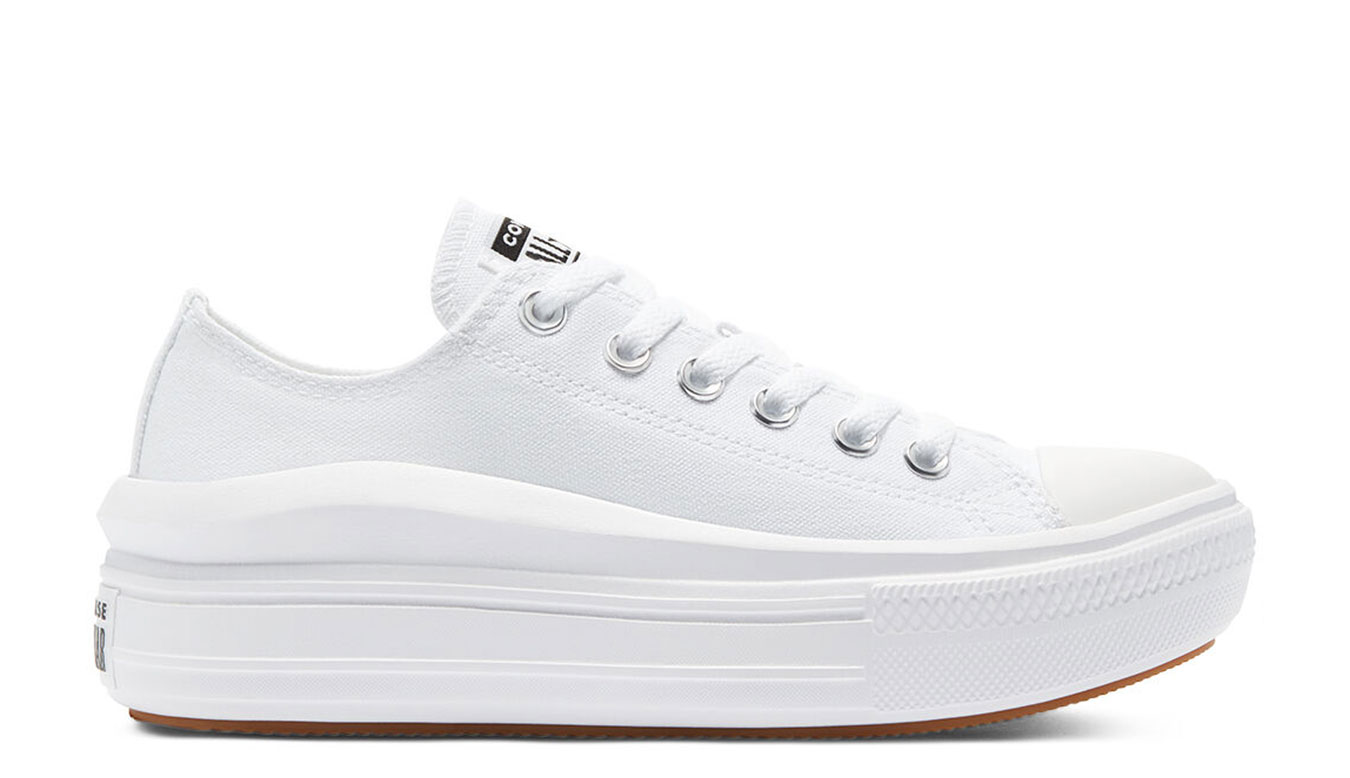 Levně Converse Chuck Taylor All Star Move - Dámské - Tenisky Converse - Bílé - 570257C