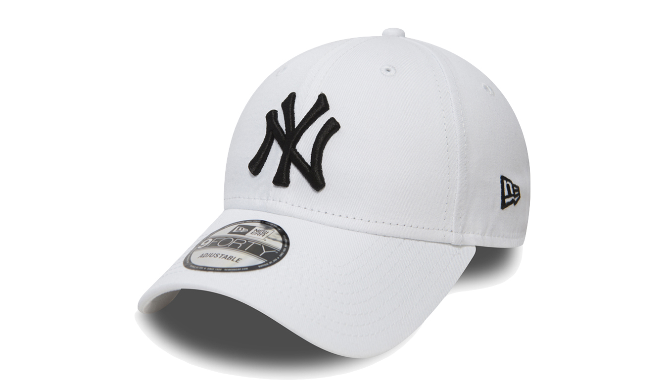 New Era Yankees Essential White 9FORTY Cap - Unisex - Čepice New Era - Bílé - 10745455 - Velikost: UNI