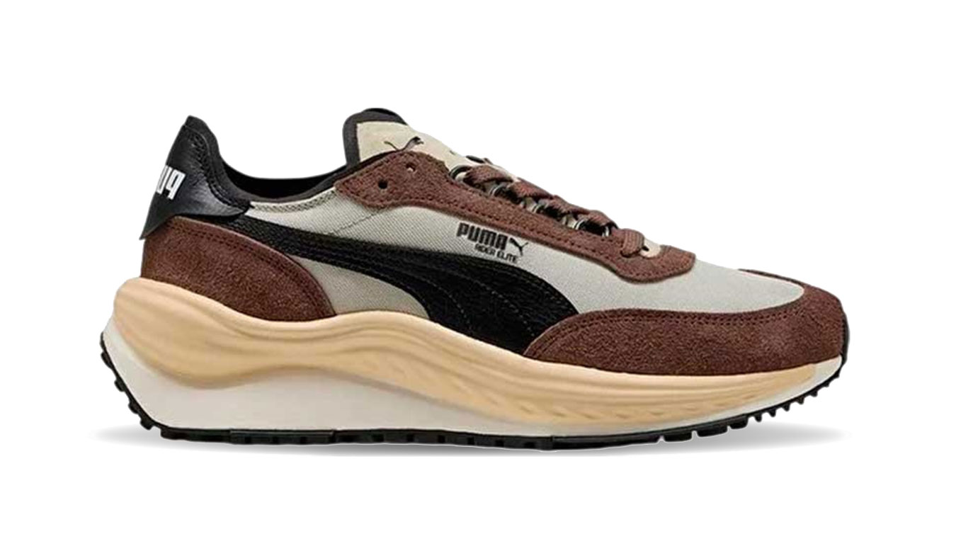 Puma Rider Elite Winter - Pánské - Tenisky Puma - Hnědé - 403301-01 - Velikost: 44.5