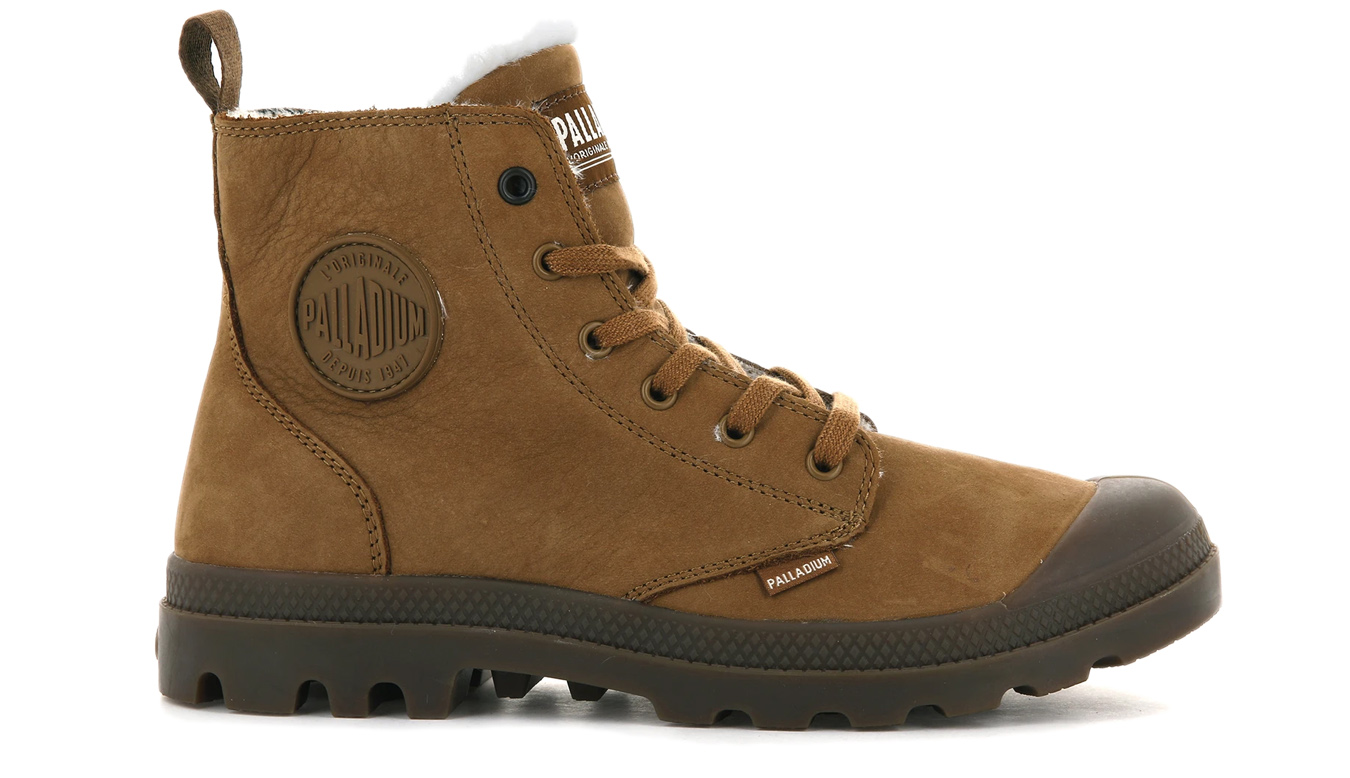 Levně Palladium Pampa Hi Zip WL - Pánské - Tenisky Palladium - Hnědé - 05982-257-M