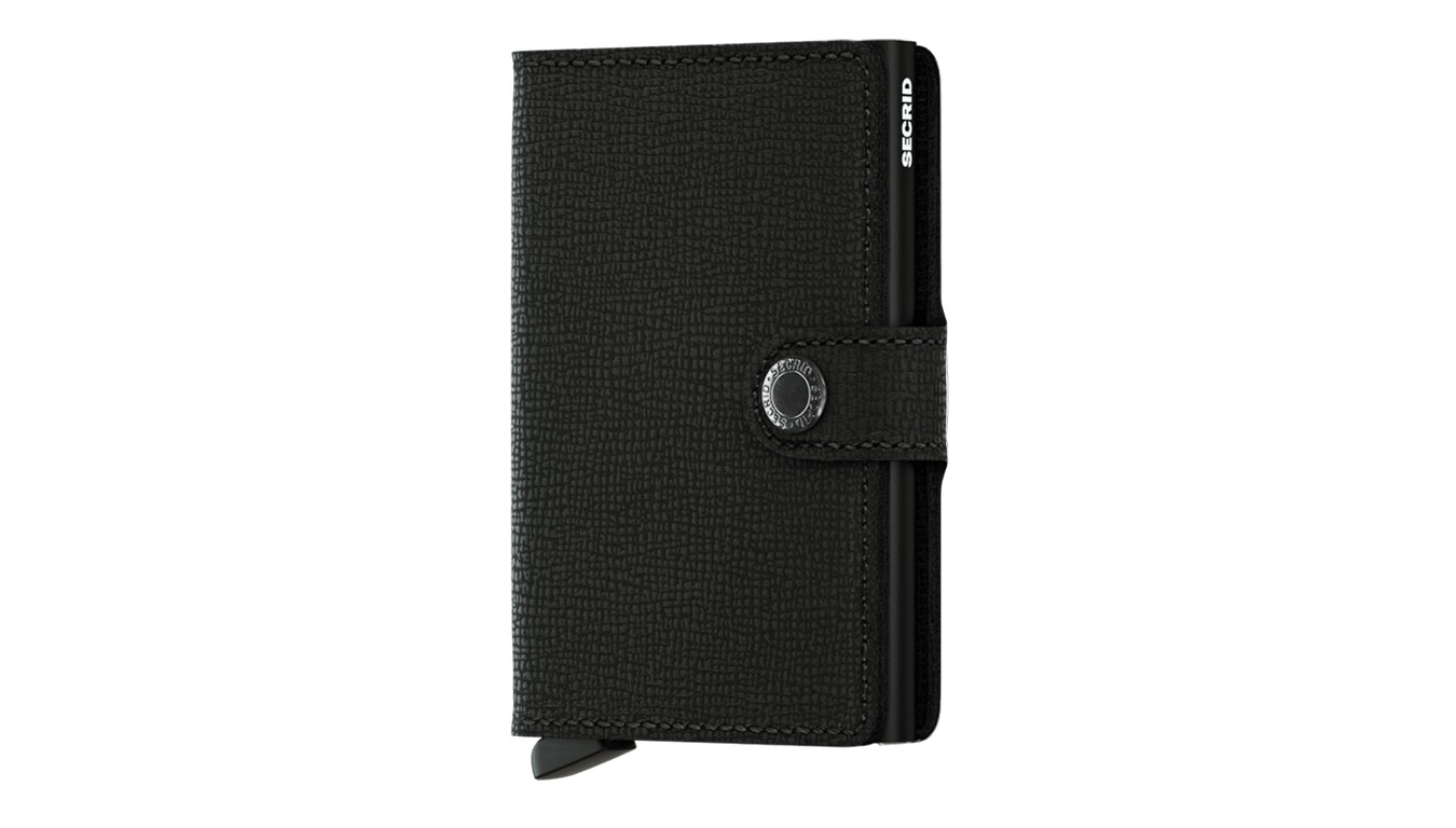 Secrid Miniwallet Crisple Black - Unisex - Doplněk Secrid - Černé - MC-Black - Velikost: UNI