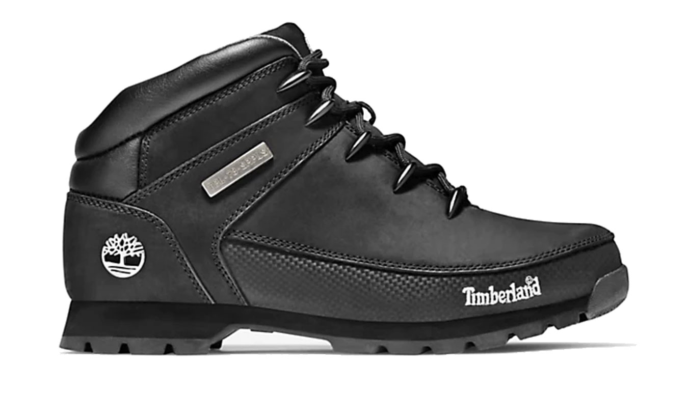 Levně Timberland Euro Sprint Mid Hiker - Pánské - Tenisky Timberland - Černé - 06361R-001